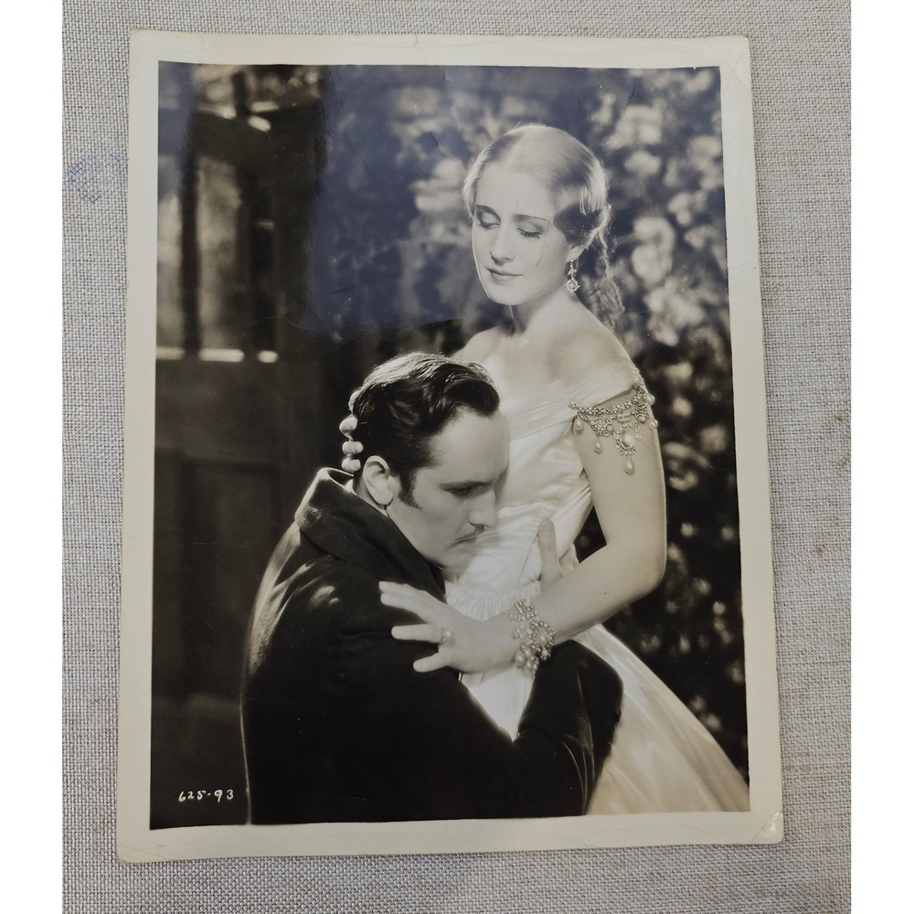 Vtg Norma Shearer Fredric March Movie Still 8x10 B&W Photo Smilin Through 1932